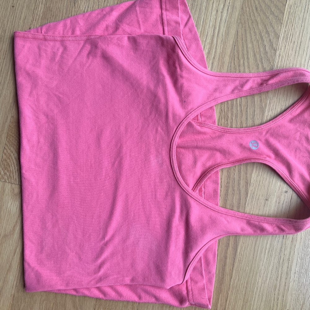 Lululemon pink workout top-